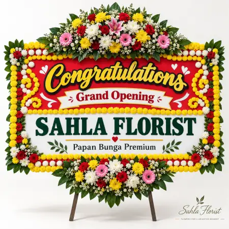 Papan Bunga Ucapan Selamat Mamberamo Raya